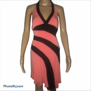 Handkerchief hem halter dress